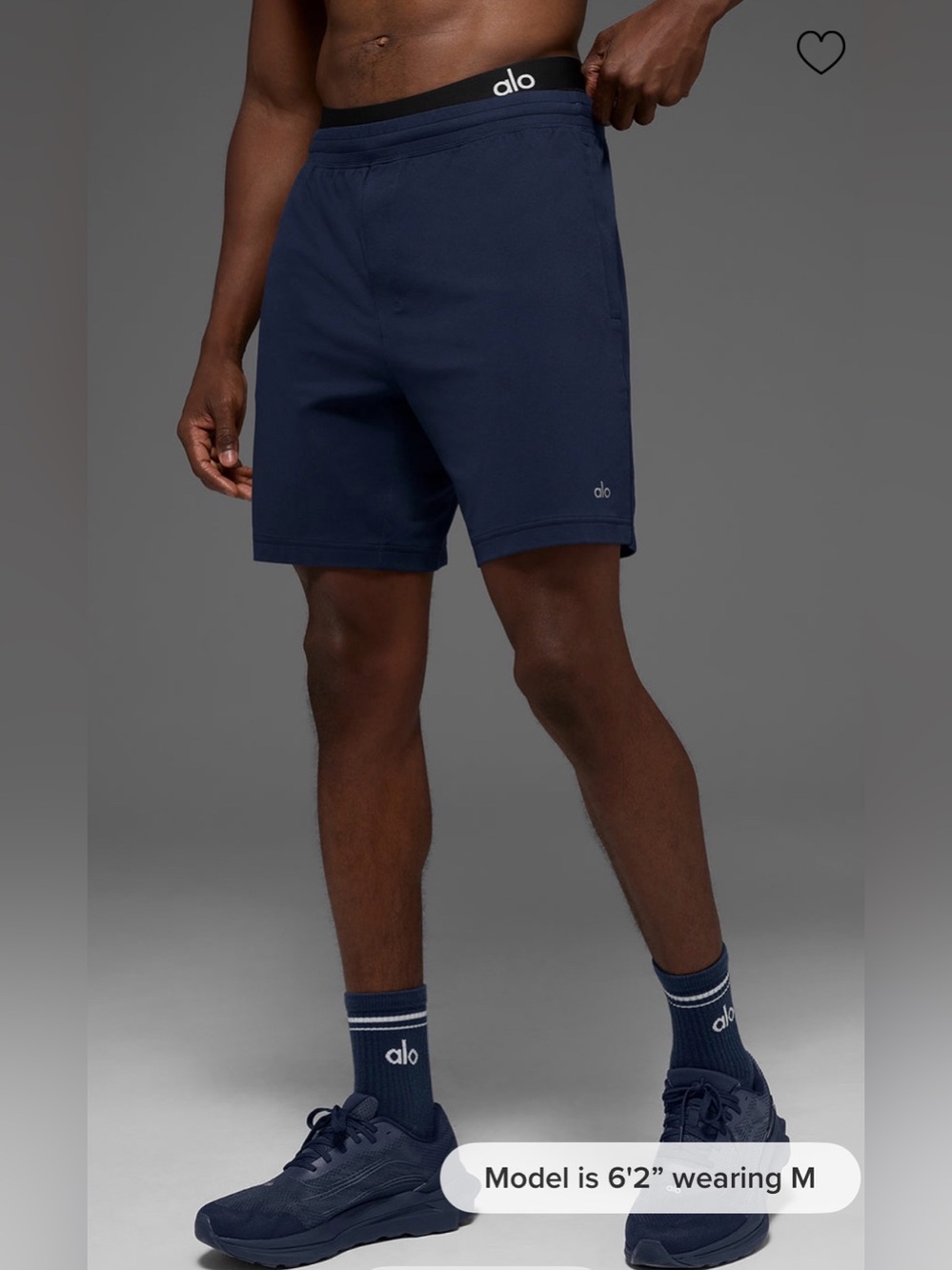 6TH RESTOCK ALO Yoga Men’s *Conquer React Performance” Short 7” Inseam (M)